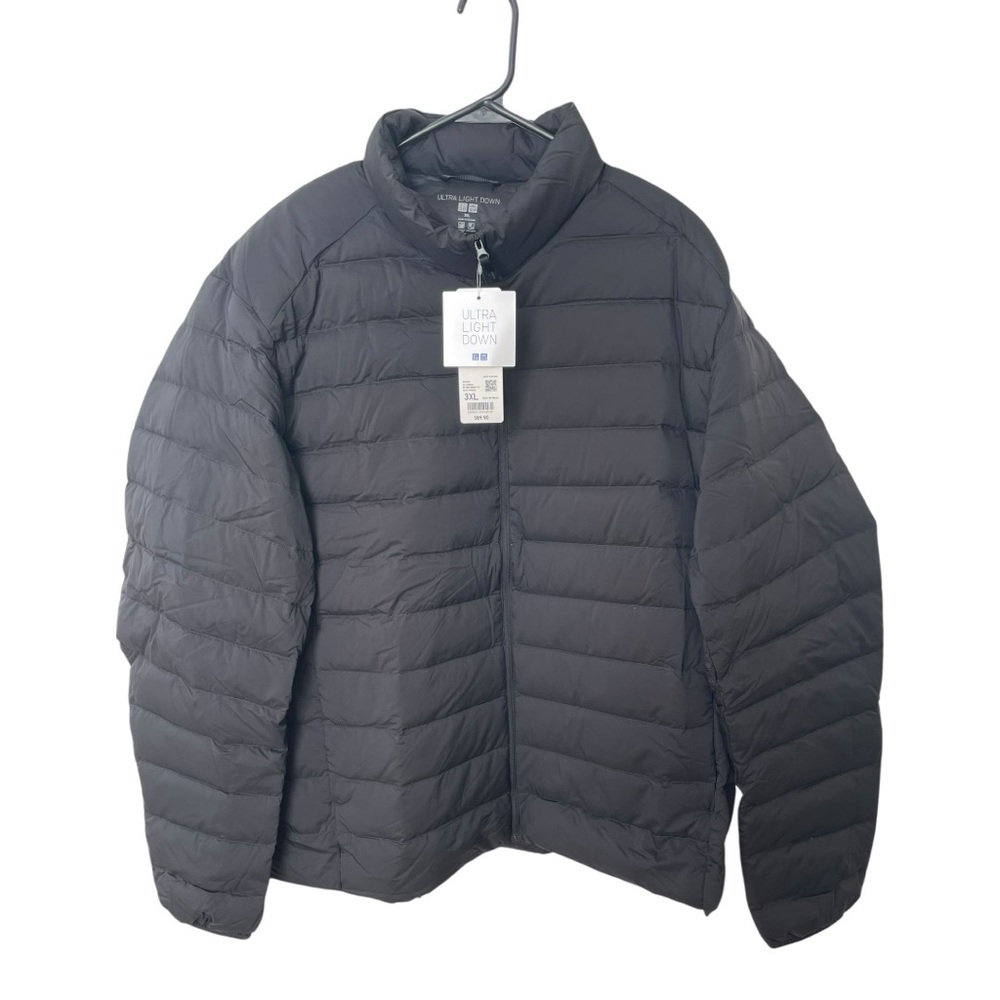 Uniqlo Ultra Light Down Jacket Packable Puffer Black Women’s Size 3XL NWT - Picture 1 of 5